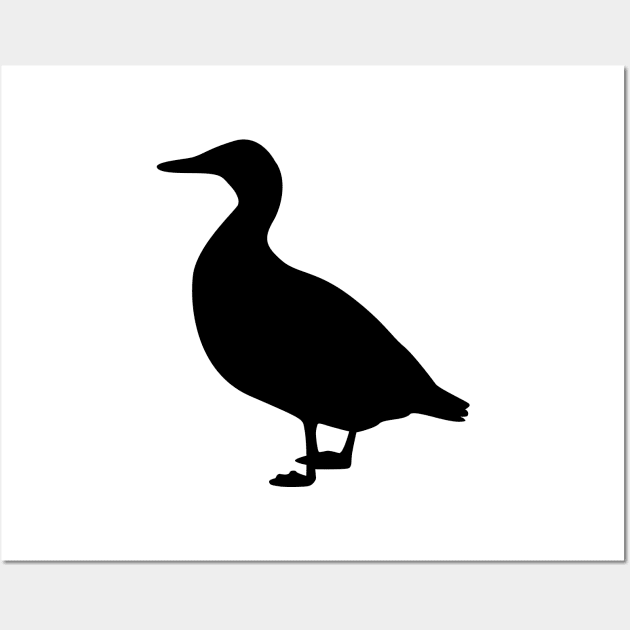 Duck  Silhouette Wall Art by KC Happy Shop